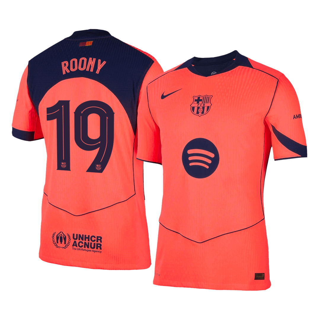 ROONY #19 Barcelona Játékos Idegenbeli Harmadik Mez 2025/26