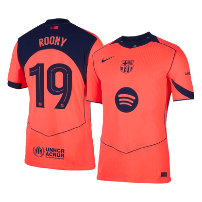 ROONY #19 Barcelona Játékos Idegenbeli Harmadik Mez 2025/26