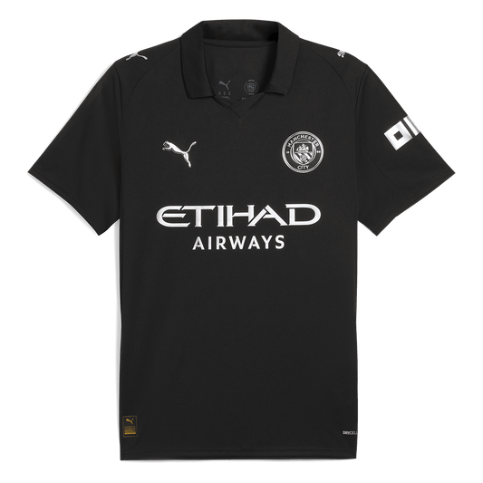 Manchester City Idegenbeli Futball Mez 2025/26 Fekete