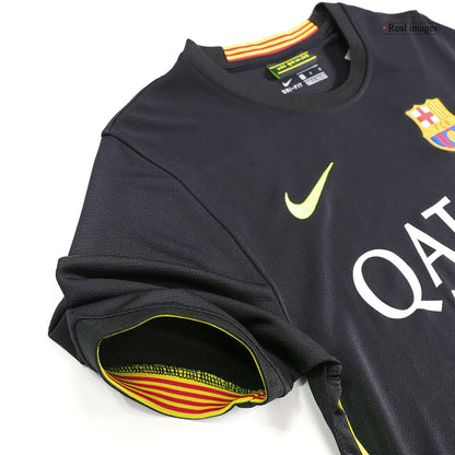 Barcelona Idegenbeli Harmadik Retro Futball Mez 2013/14 Fekete