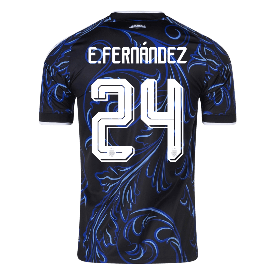 E. FERNÁNDEZ #24 Argentina Idegenbeli Mez 2026 Fekete