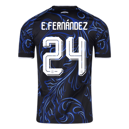 E. FERNÁNDEZ #24 Argentina Idegenbeli Mez 2026 Fekete