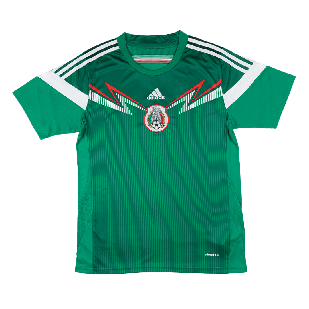 Mexico Otthon Retro Futball Mez 2014 Zöld