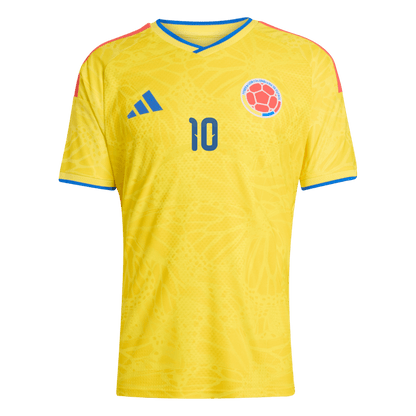 Játékos Verzió JAMES #10 Colombia Otthon Mez 2026 Sárga