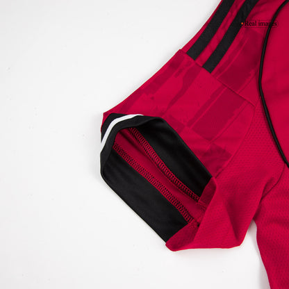 Manchester United Otthon Mez Szett (Mez+Nadrág) 2025/26 Piros