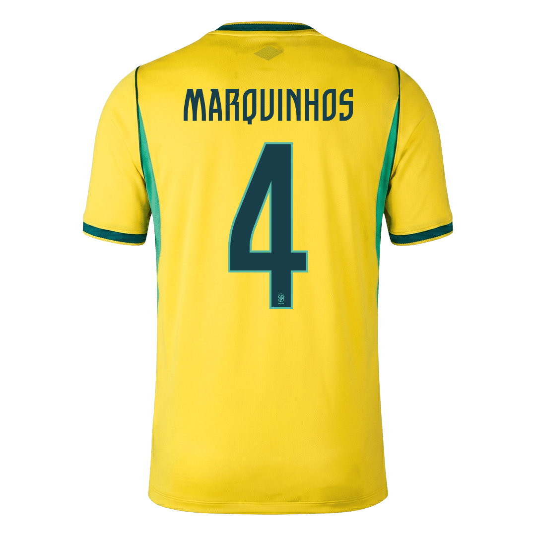 MARQUINHOS #4 Brazil Hazai Mez 2026 Sárga