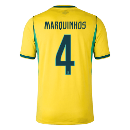 MARQUINHOS #4 Brazil Hazai Mez 2026 Sárga