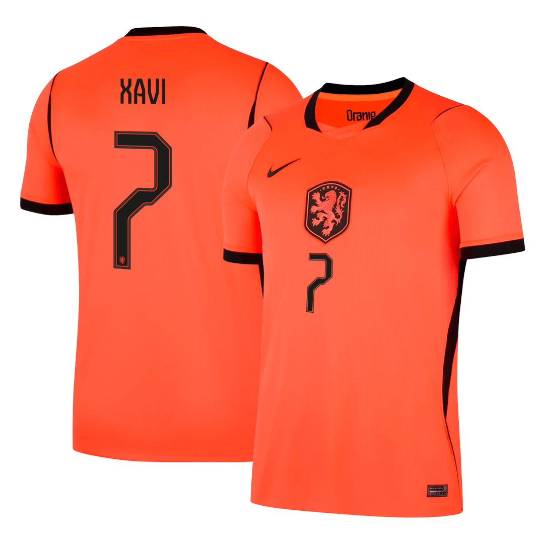 XAVI #7 Netherlands Hazai Mez 2026 Narancs
