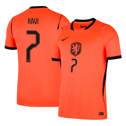 XAVI #7 Netherlands Hazai Mez 2026 Narancs