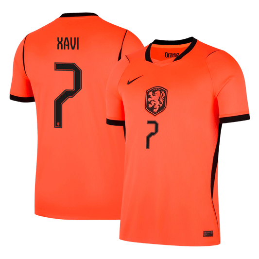 XAVI #7 Netherlands Hazai Mez 2026 Narancs