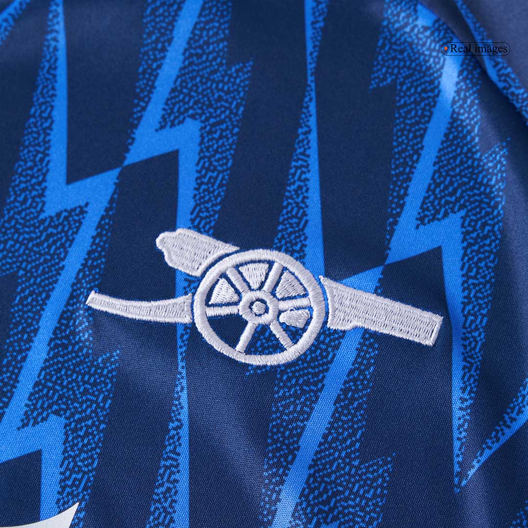 ØDEGAARD #8 Arsenal Idegenbeli Soccer Mez 2025/26 Kék