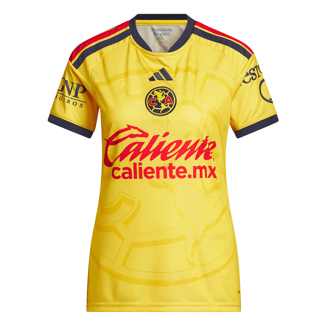 Női Club America Hazai Futball Mez 2026/27 Sárga