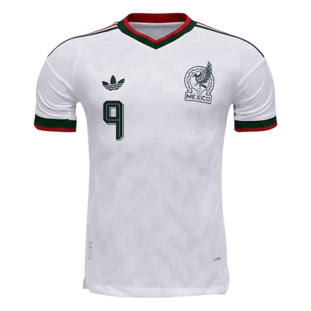 RAÚL #9 Mexico Játékos Verzió Idegenbeli Mez Világbajnoki 2026 Fehér