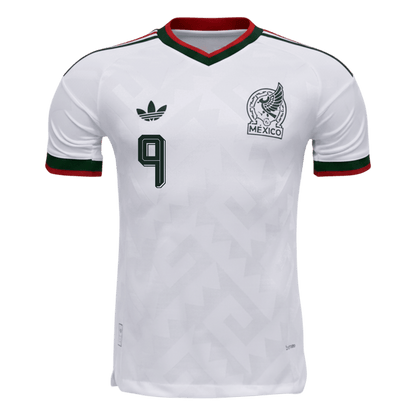 RAÚL #9 Mexico Játékos Verzió Idegenbeli Mez Világbajnoki 2026 Fehér