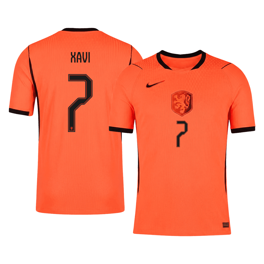 XAVI #7 Netherlands Játékos Verzió Hazai Mez Világbajnoki 2026 Narancs