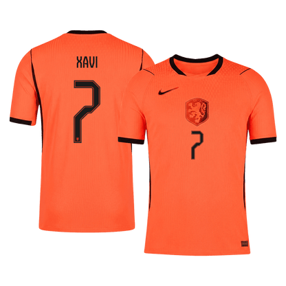 XAVI #7 Netherlands Játékos Verzió Hazai Mez Világbajnoki 2026 Narancs