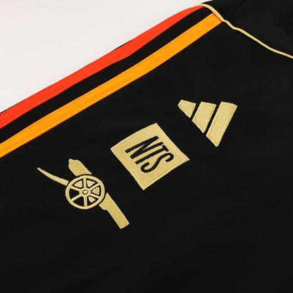 Arsenal Kabát Szett (Dzseki+Nadrág) Edzés Dzseki 2025/26 Fekete