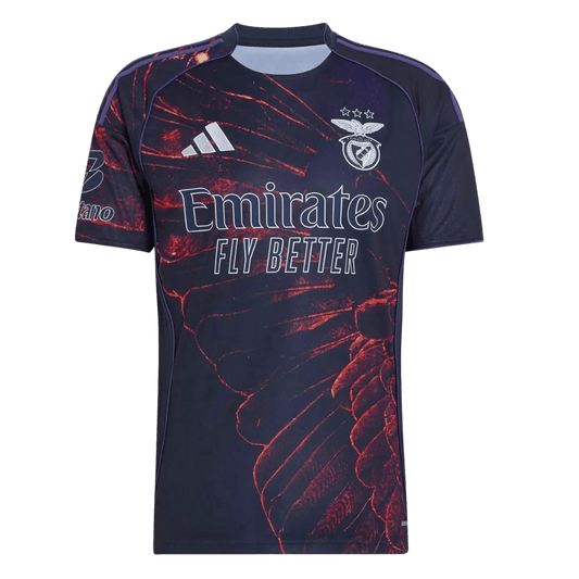 Benfica Idegenbeli Negyedik Mez 2025/26 Sötétkék