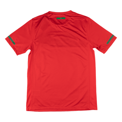 Portugal Otthon Retro Futball Mez 2010 Piros