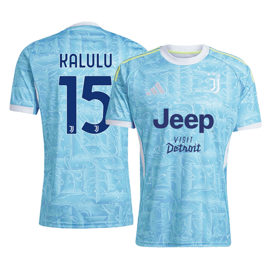KALULU #15 Juventus Idegenbeli Mez 2025/26 Kék