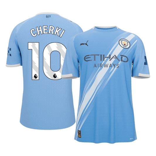 CHERKI #10 Manchester City Hazai Futball 2025/26 Kék futball mez