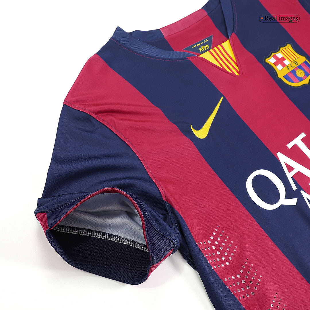 Barcelona Otthon Retro Futball Mez 2014/15 Piros&Kék