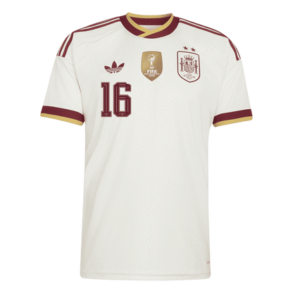 RODRIGO #16 Spanyolország Idegenbeli Mez 2026 Fehér