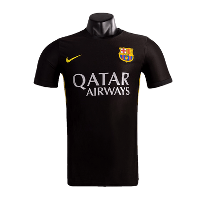 Barcelona Idegenbeli Harmadik Retro Futball Mez 2013/14 Fekete