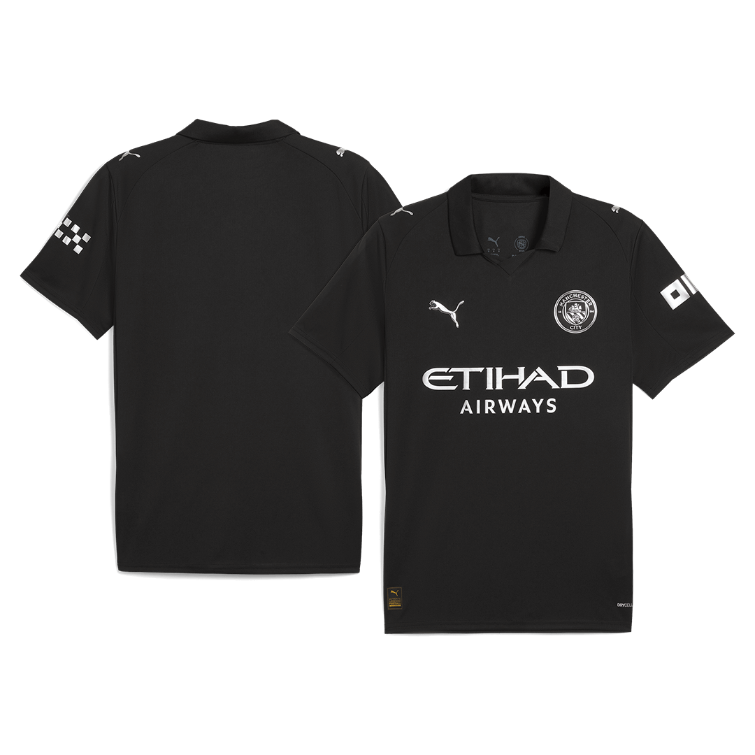 Manchester City Idegenbeli Futball Mez 2025/26 Fekete
