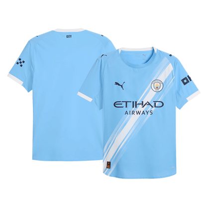 Manchester City Játékos Otthon Mez 2025/26 Kék