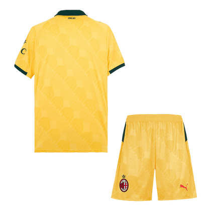 AC Milan Idegenben Harmadik Mez Szett (Mez + Nadrág) 2025/26- Sárga