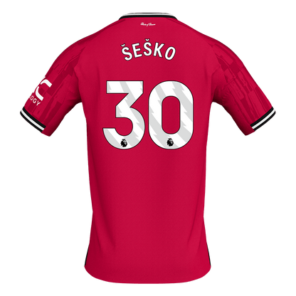 ŠEŠKO #30 Manchester United
 Otthon Futball Mez 2025/26 Piros