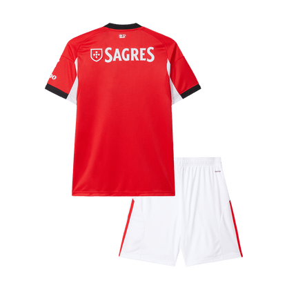 Gyerek Benfica Hazai Futballmez Készlet 25/26 Piros
