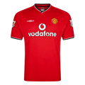 Manchester United Hazai Retro Futball Mez 2000/02 Piros