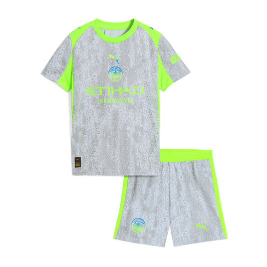 Manchester City Gyerek Harmadik 2025/26 Szürke