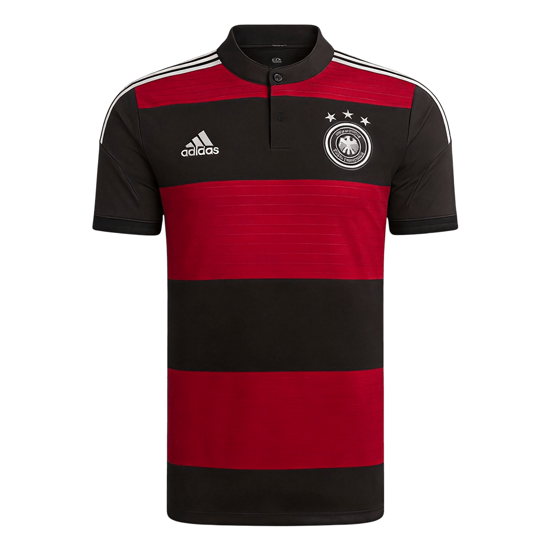 Germany Idegenbeli Retro Futball Mez 2014 Fekete&Piros