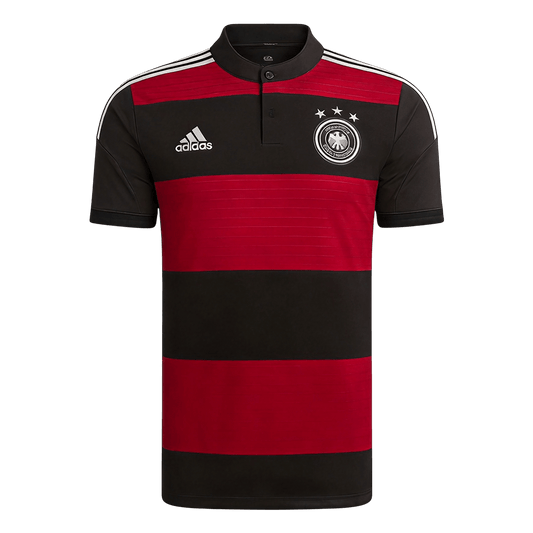 Germany Idegenbeli Retro Futball Mez 2014 Fekete&Piros