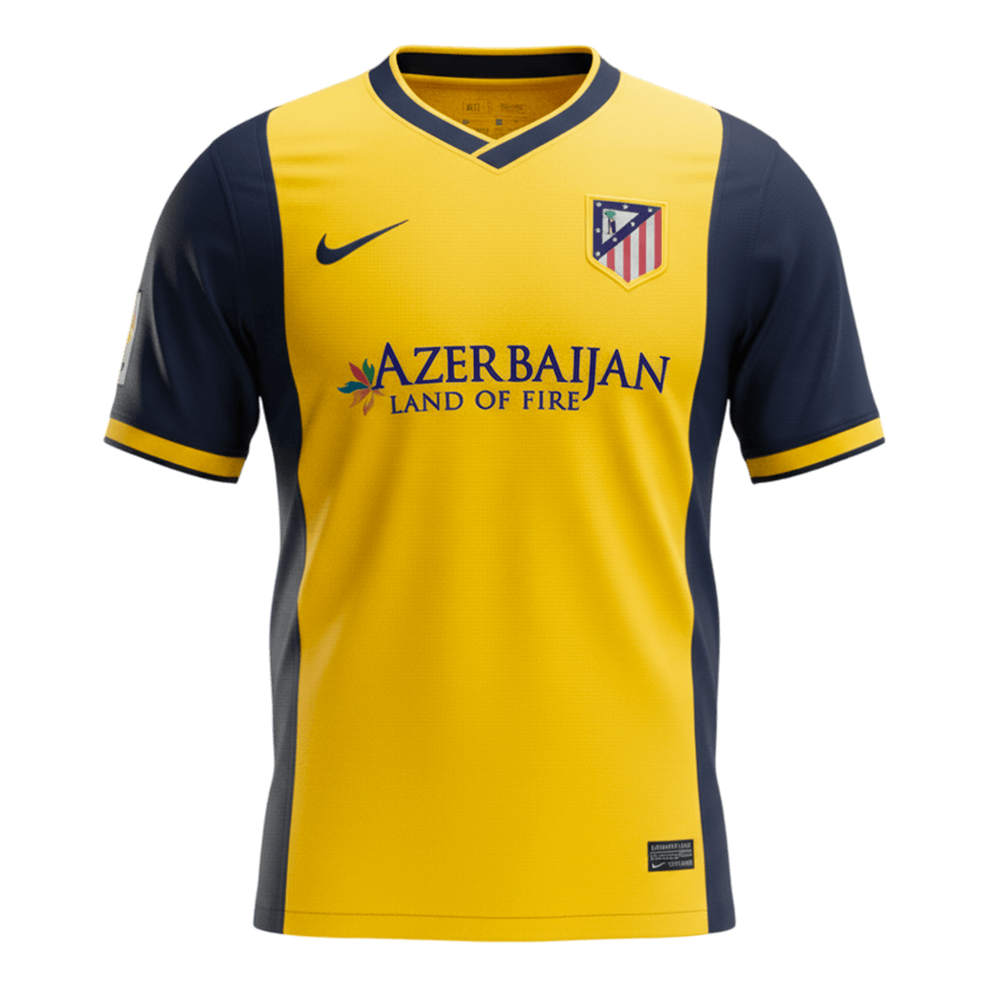 Atletico Madrid Idegenbeli Retro Futball Mez 2013/14 Sárga 2025/26