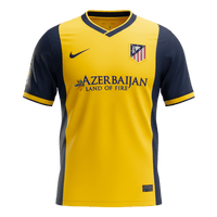 Atletico Madrid Idegenbeli Retro Futball Mez 2013/14 Sárga