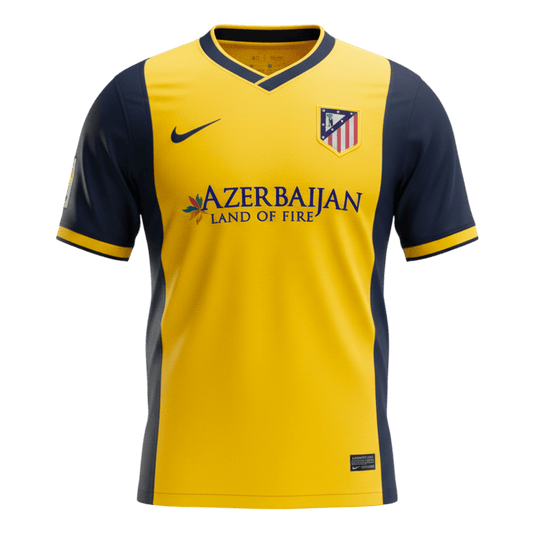Atletico Madrid Idegenbeli Retro Futball Mez 2013/14 Sárga 2025/26