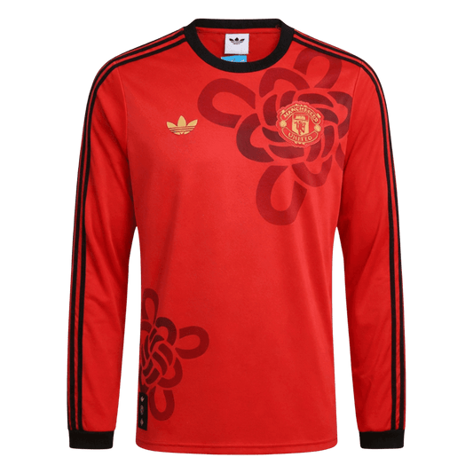 Manchester United Hosszú Ujjú Mez 2025/26 Piros
