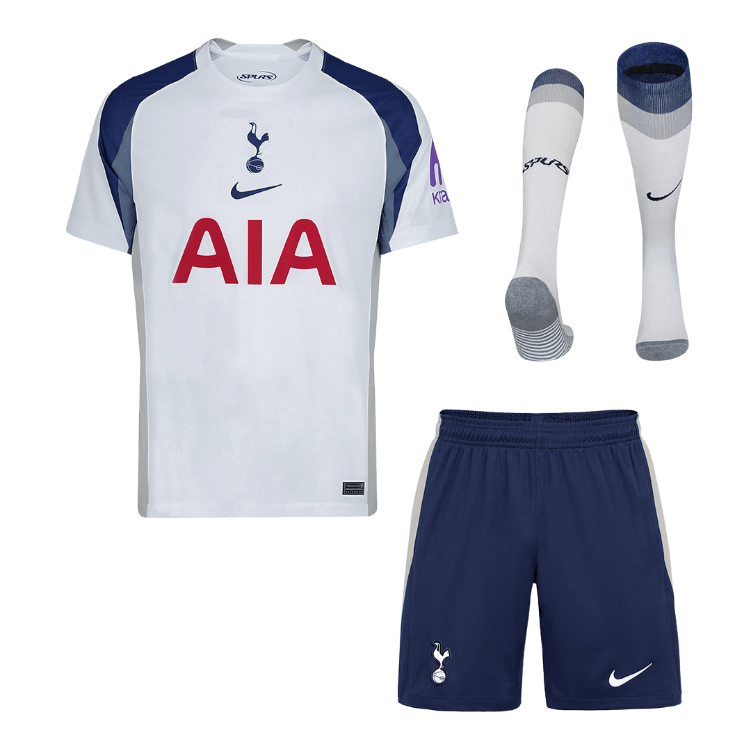 Tottenham Hotspur Hazai Mez Szett (Mez+Nadrág+Zokni) 2025/26 Fehér