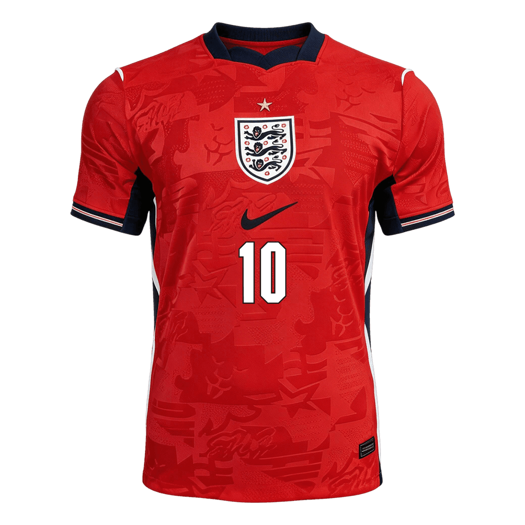 BELLINGHAM #10 England Idegenbeli Világbajnoki Mez 2026 Piros