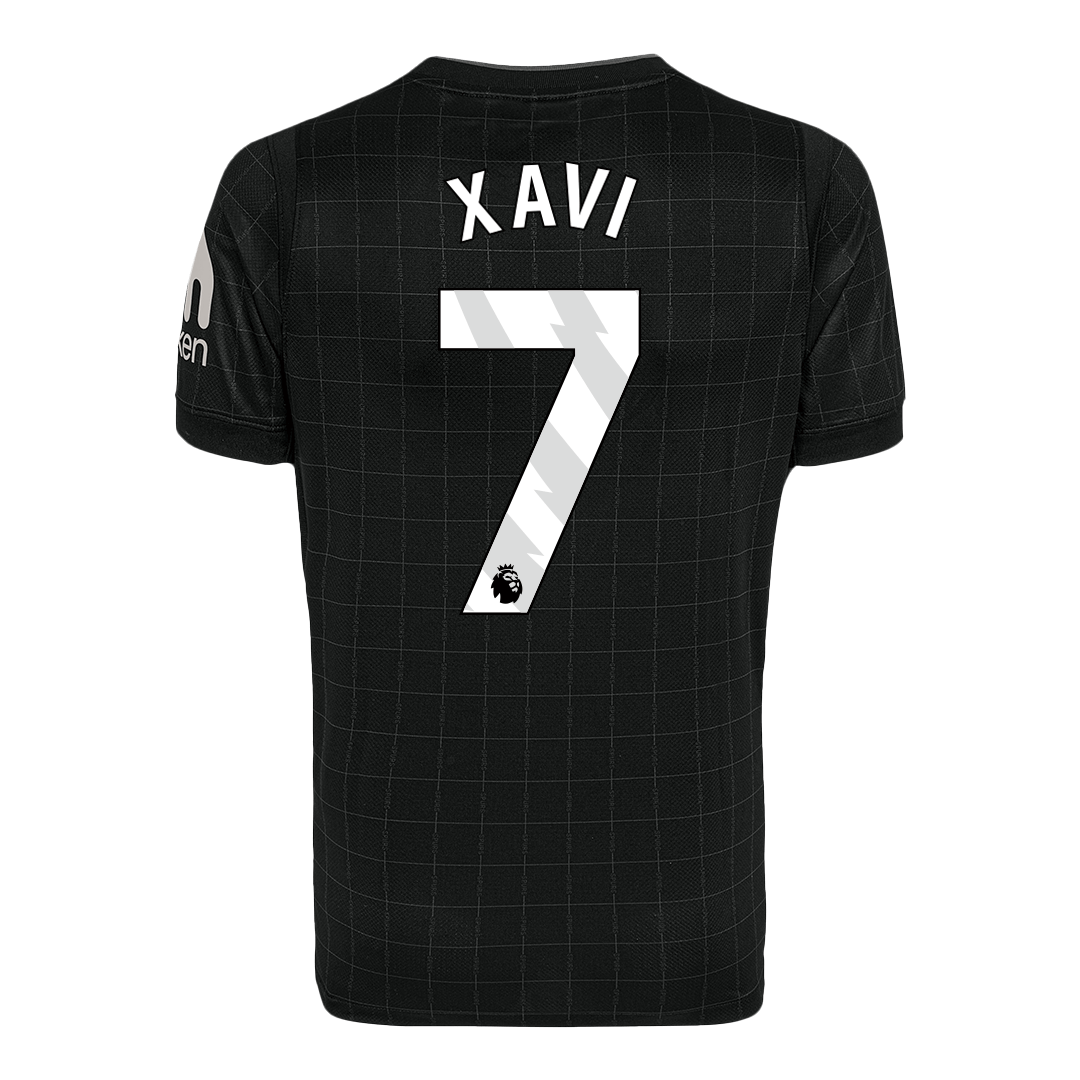 XAVI #7 Tottenham Hotspur 
 Idegen 
 Futball Mez 
2025/26 
 Fekete