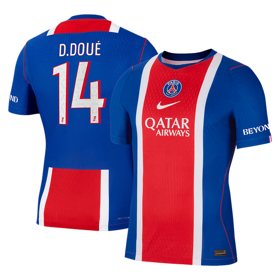 D. DOUÉ #14 PSG Játékos Verzió Hazai Mez 2026/27 Kék
