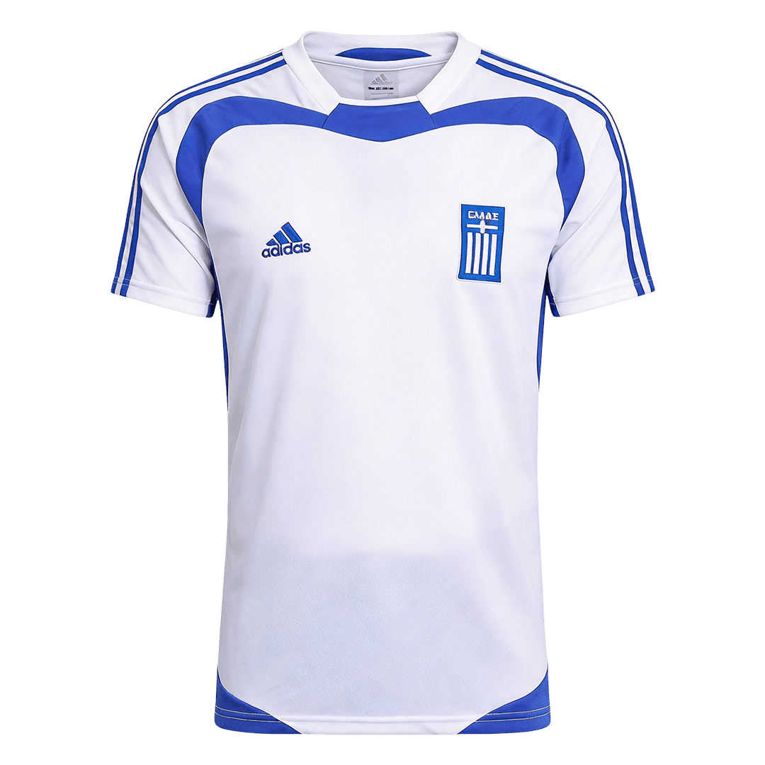 Greece Idegenbeli Retro Futball Mez 2004 Fehér