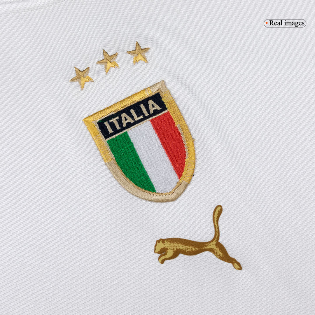 Italy Idegenbeli Retro Futball Mez 2004 Fehér