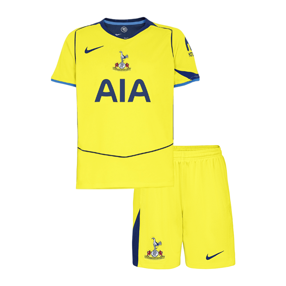 Tottenham Hotspur Gyerek Harmadik Mez Készlet(Mez+Nadrág) 2025/26 Sárga