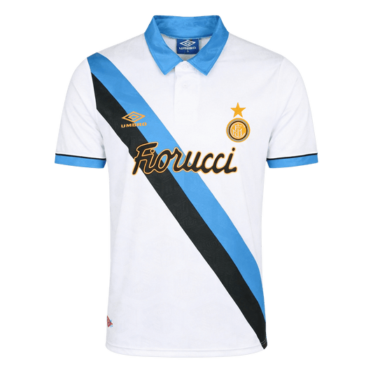 Inter Milan Idegenbeli Retro Futball Mez 1994/95 Fehér
