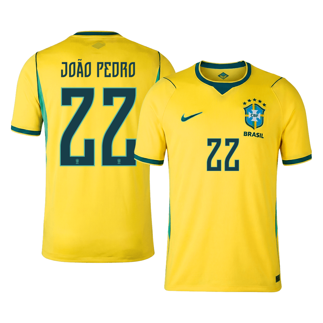JOÃO PEDRO #22 Brazil Hazai Mez 2026 Sárga